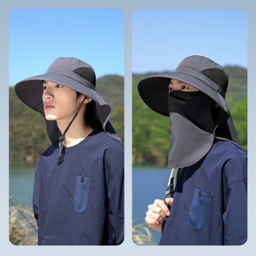 釣魚遮臉帽