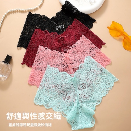 蕾丝网纱内裤