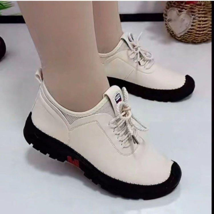 牛筋真皮媽媽鞋